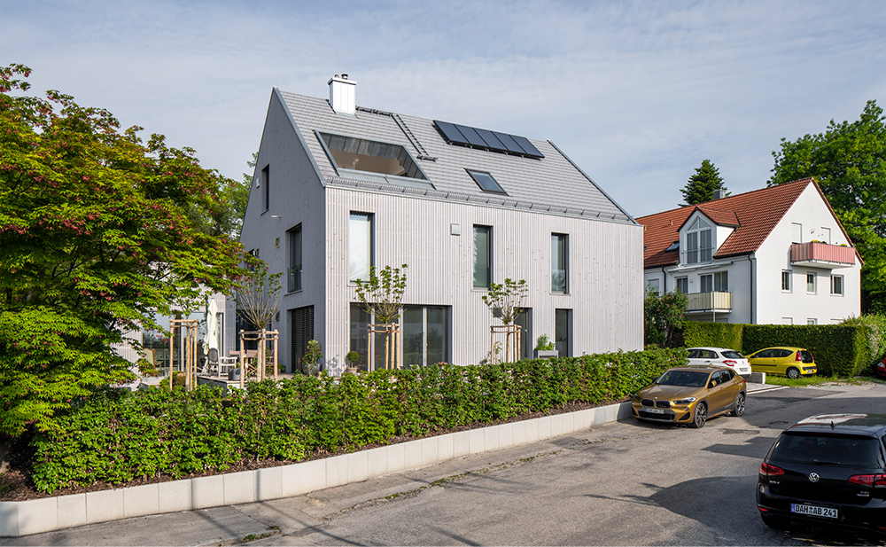 Außenperspektive Mehrgenerationenhaus in Dachau