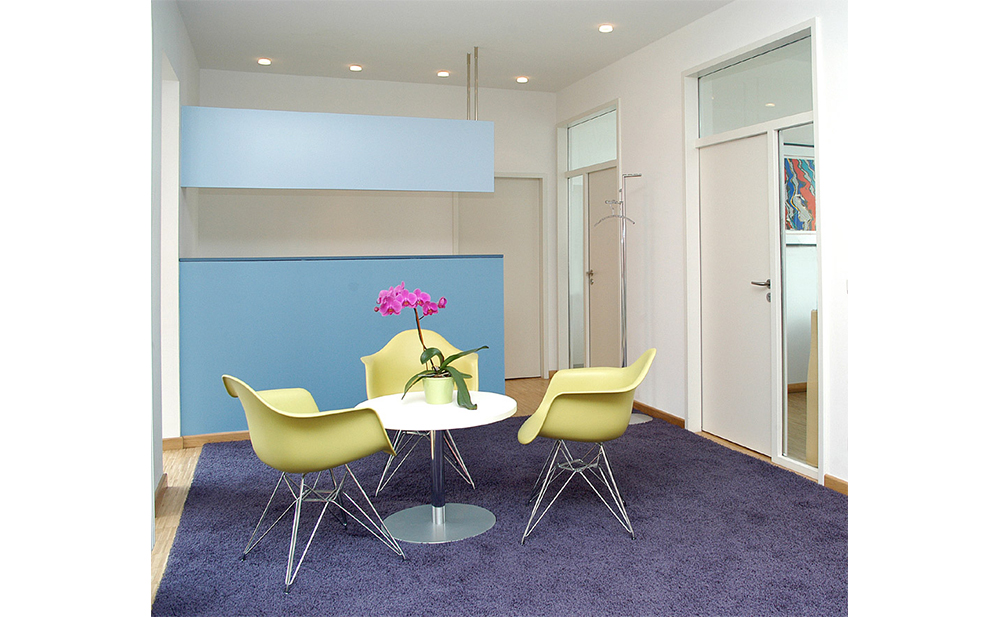 Innenperspektive Sekretariat Montessorischule in Dachau